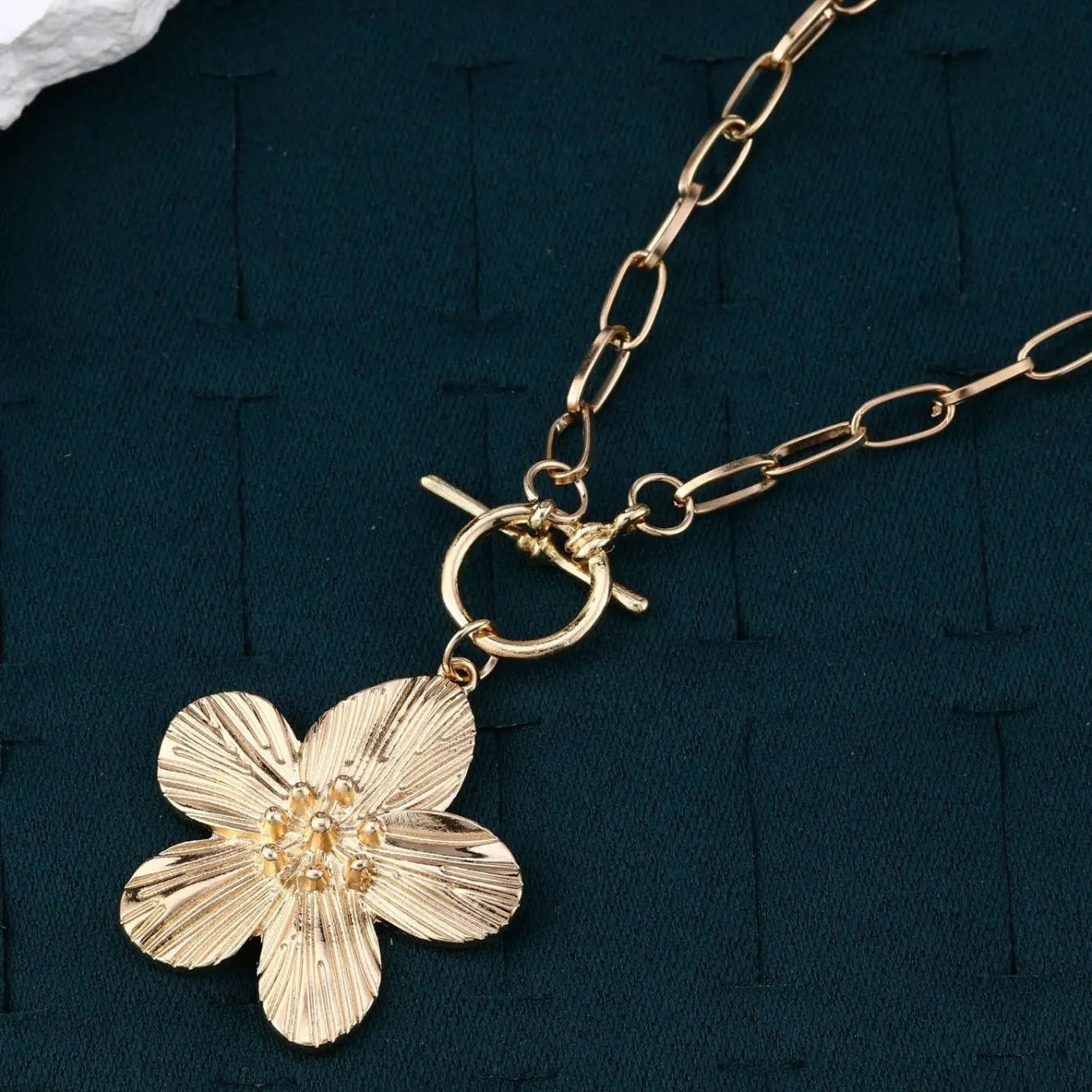 Floral Toggle Necklace
