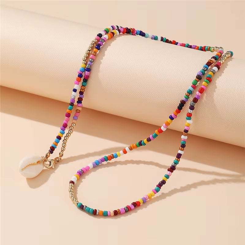 Shell Rainbow Necklace