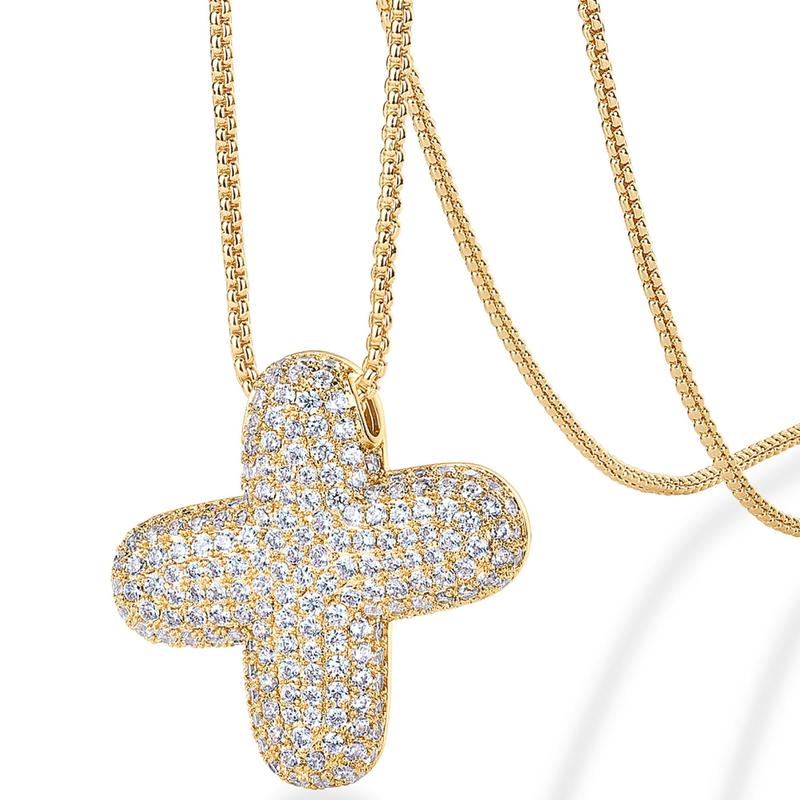 A-Z Bubble Bling Initial Necklace