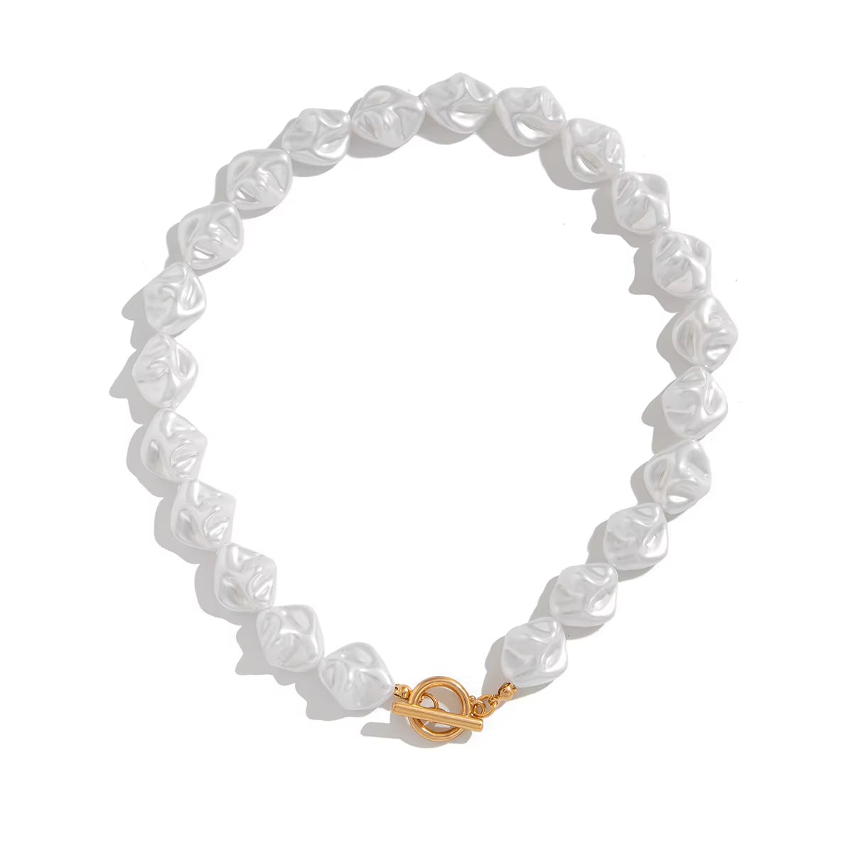 Baroque Pearl Toggle Necklace