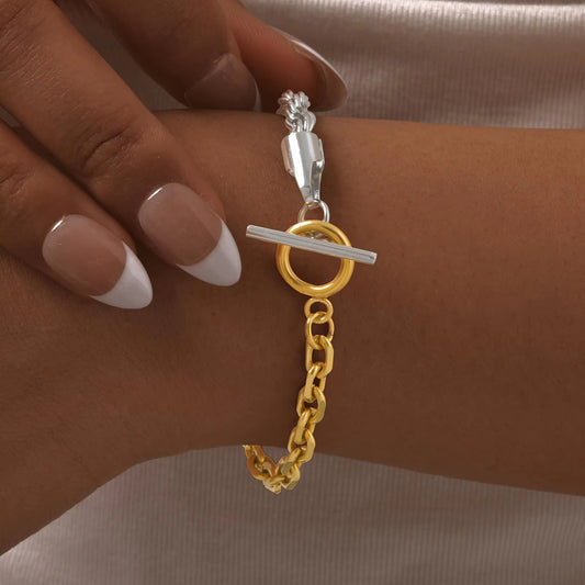 Mixed Rope Link Chain Bracelet