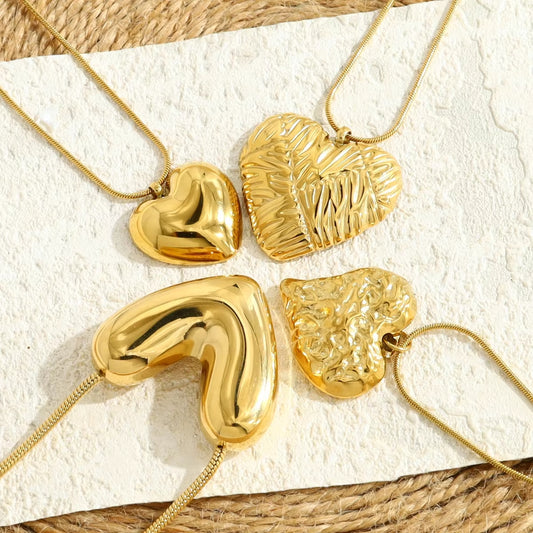 4pc Irregular Heart Jewelry Set