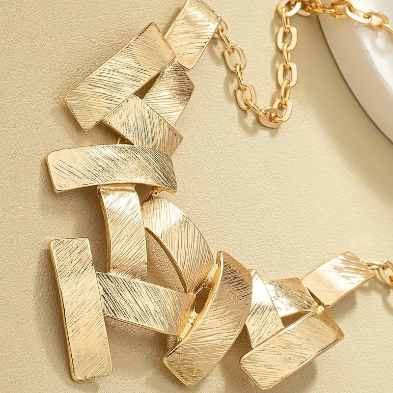 Angular Statement Choker Necklace