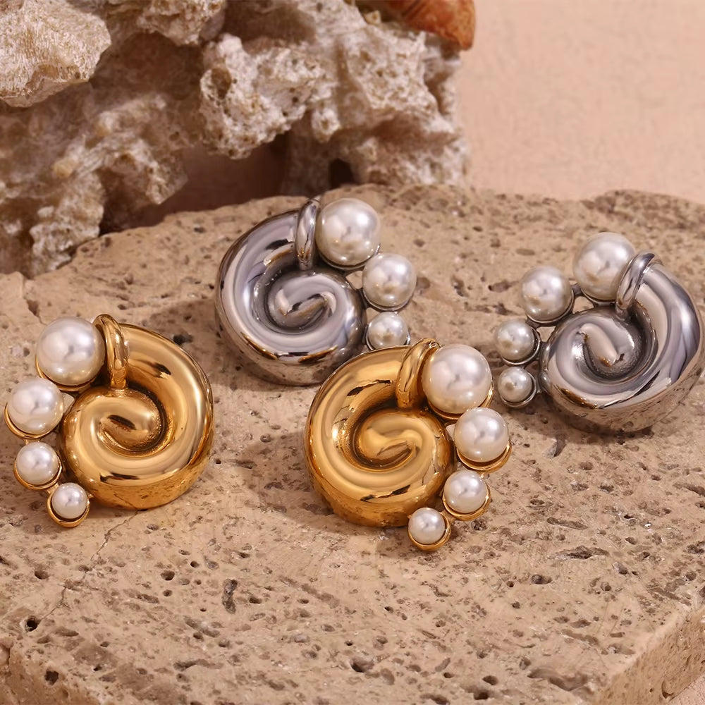 Vortex Pearl Earrings