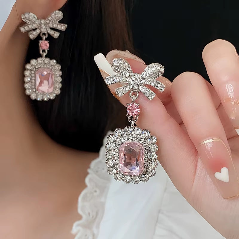 Square Ribbon Earrings