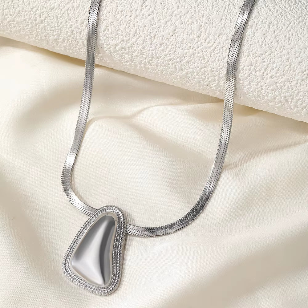 Triangle Snake Chain Necklace