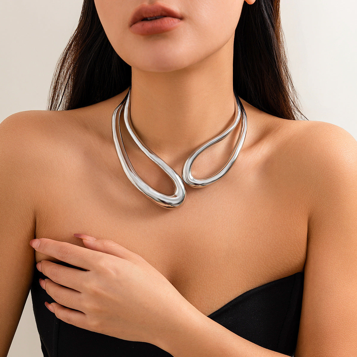 Serpent Collar Statement Necklace