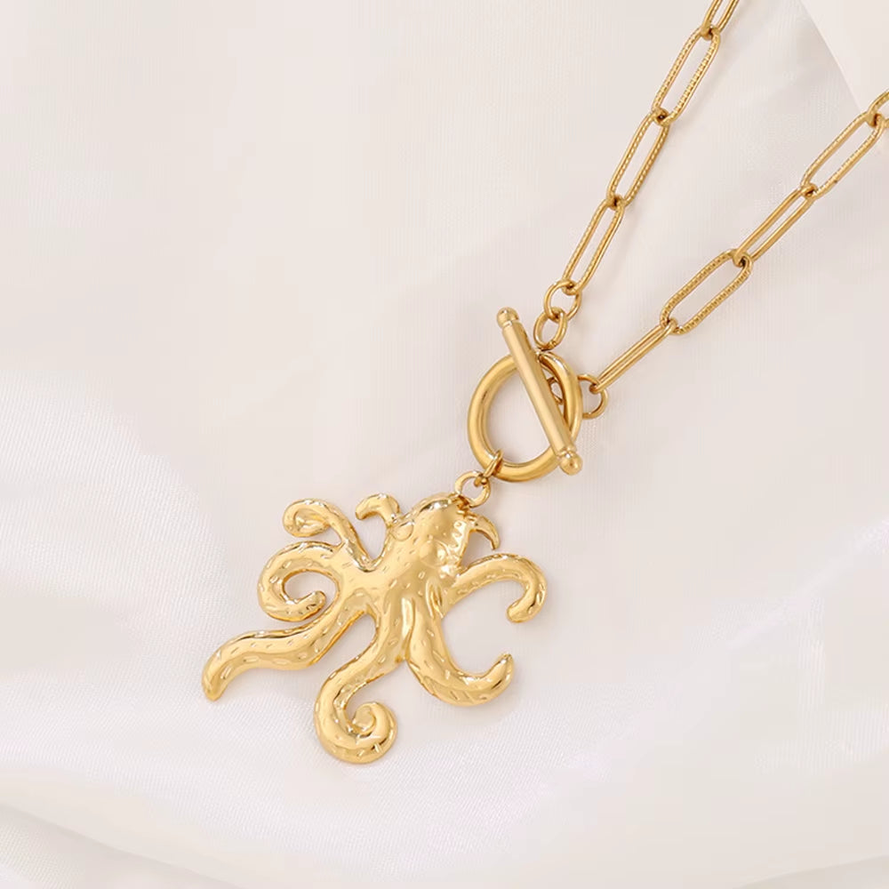 Octopus Toggle Necklace