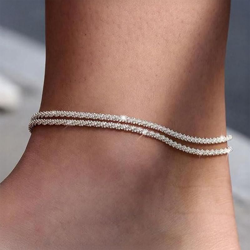 Dainty Layered Waterproof Anklet
