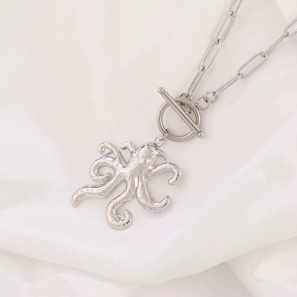 Octopus Toggle Necklace