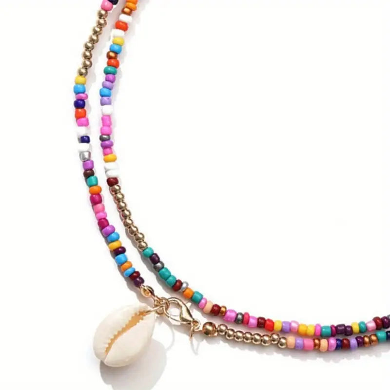 Shell Rainbow Necklace