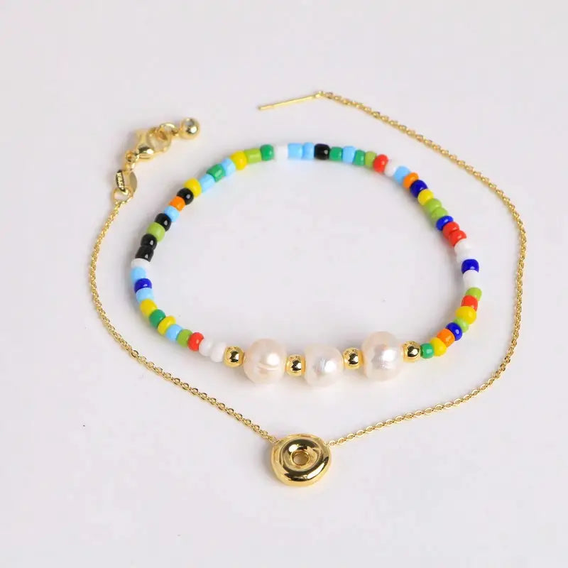 A-Z Initial Pearl Bracelet