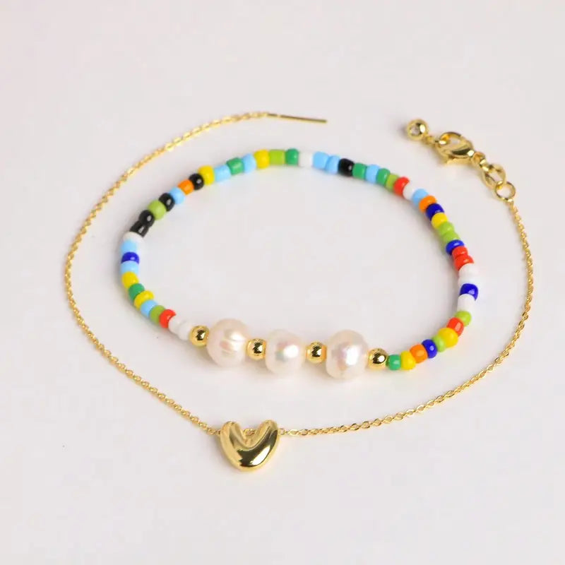 A-Z Initial Pearl Bracelet