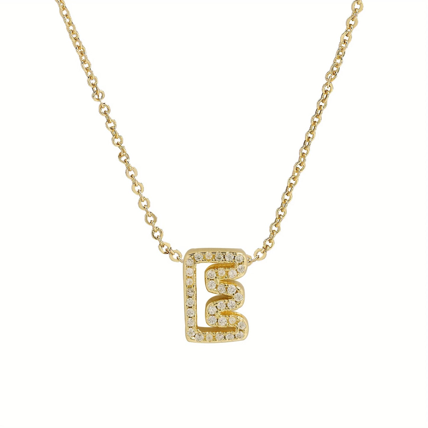 A-Z Diamond Initial Necklace