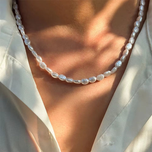 Classic Baroque Pearl Necklace