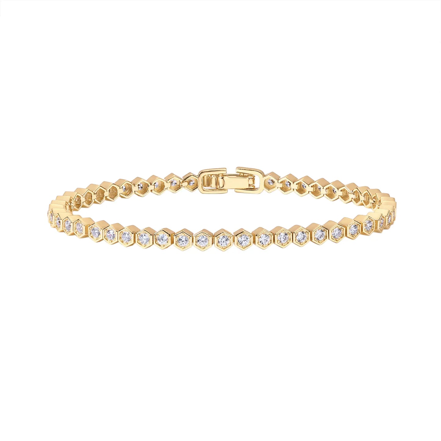 Honeycomb Tennis Bracelet
