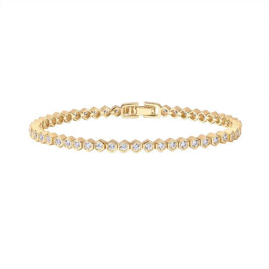 Honeycomb Tennis Bracelet