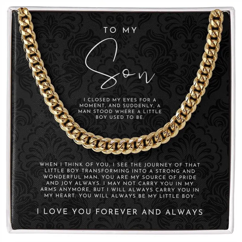 To My Son Necklace