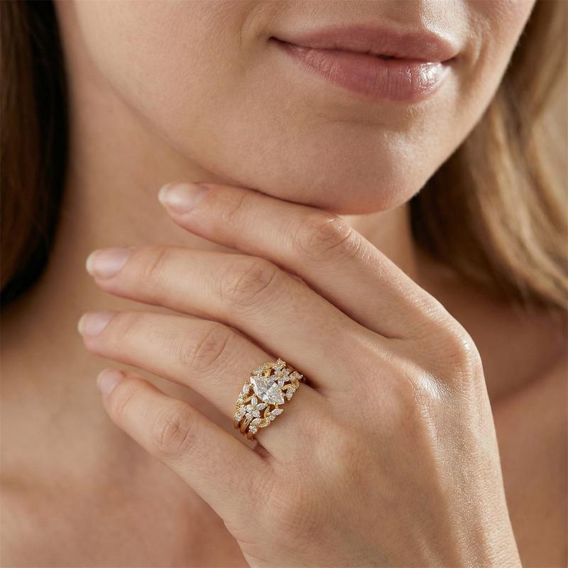 Stackable Moissanite Ring