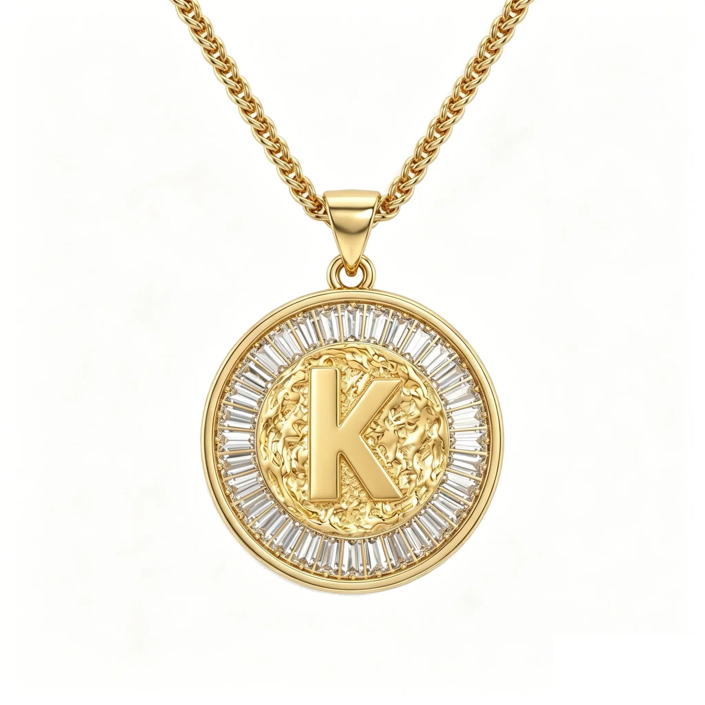 Diamond Capital Letter Necklace