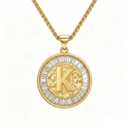Diamond Capital Letter Necklace