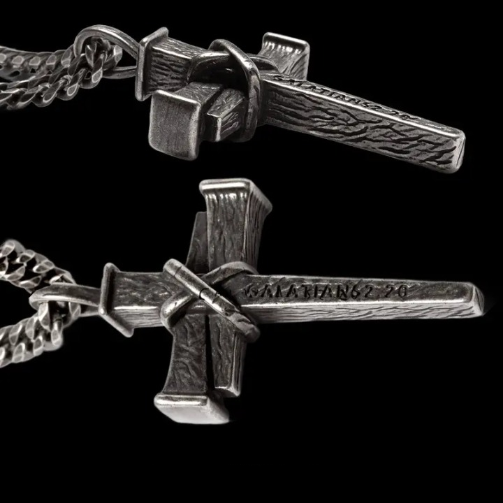 Nail Cross Necklace