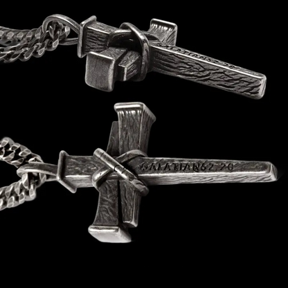 Nail Cross Necklace