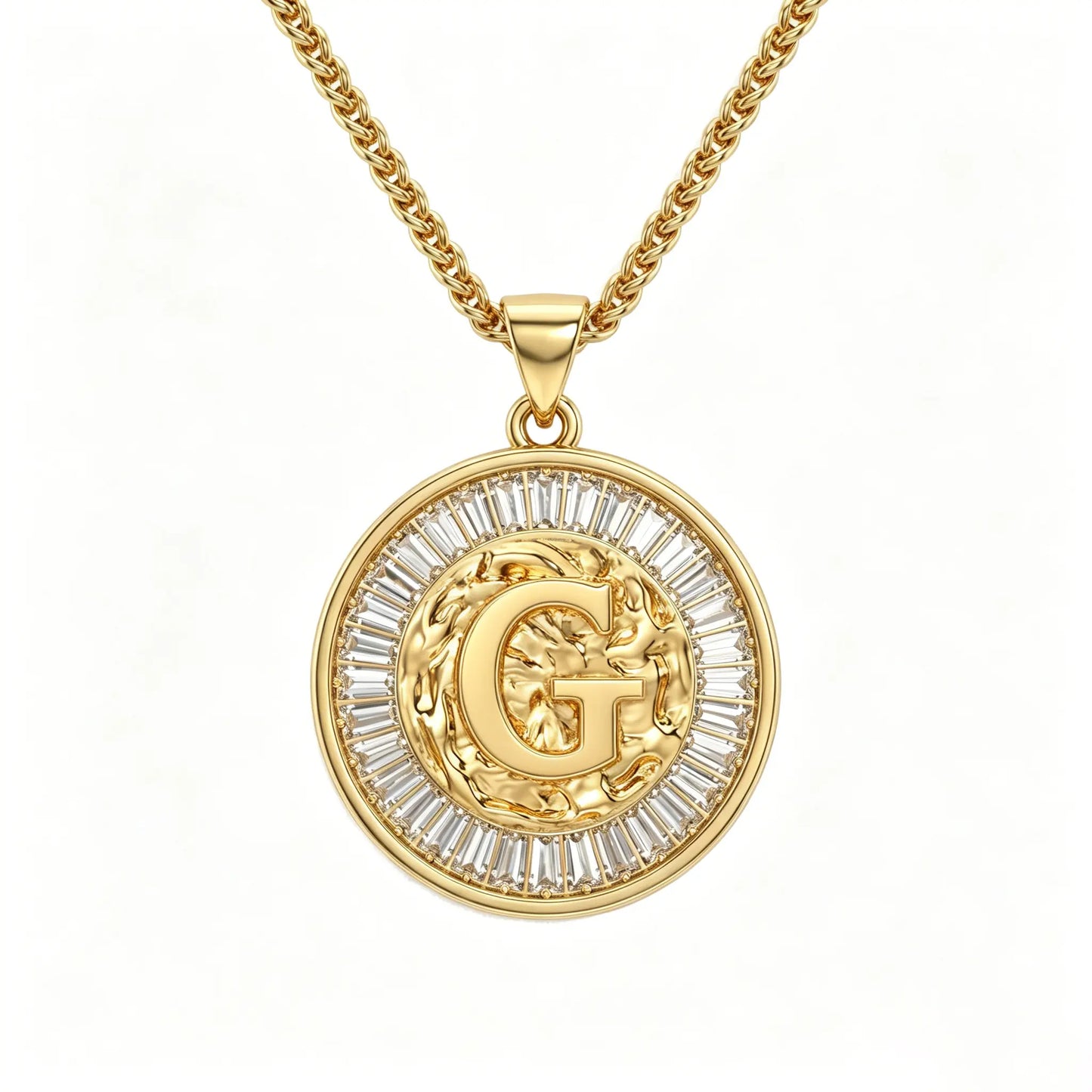 Diamond Capital Letter Necklace