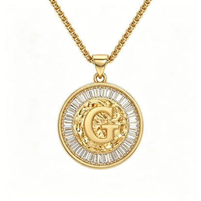 Diamond Capital Letter Necklace
