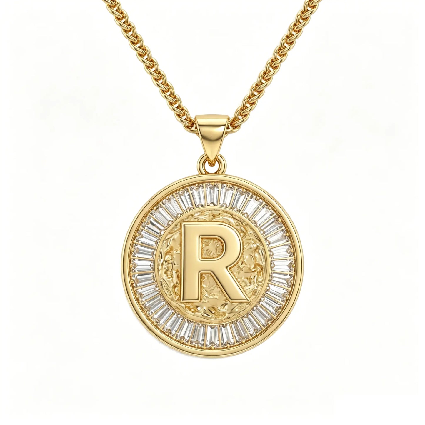 Diamond Capital Letter Necklace