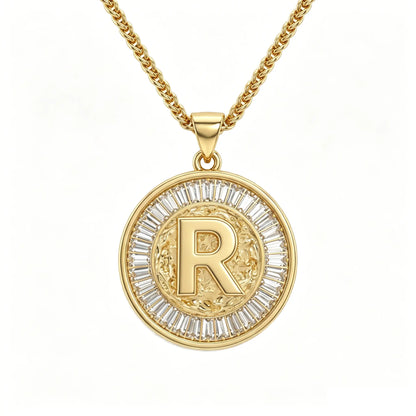 Diamond Capital Letter Necklace