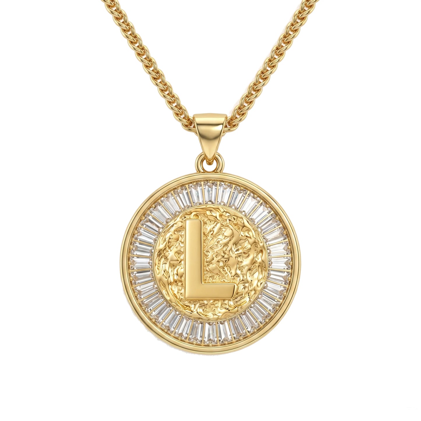 Diamond Capital Letter Necklace