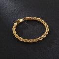 14K Gold Plated Rope Chain Bracelet