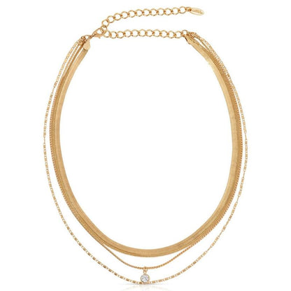 4pc Crystal Ball Necklace Set
