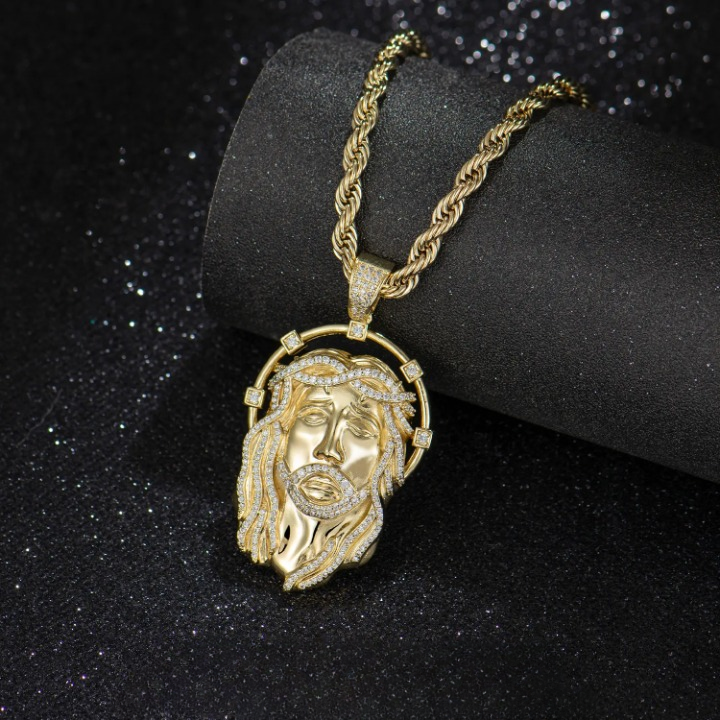 Jesus Head Necklace