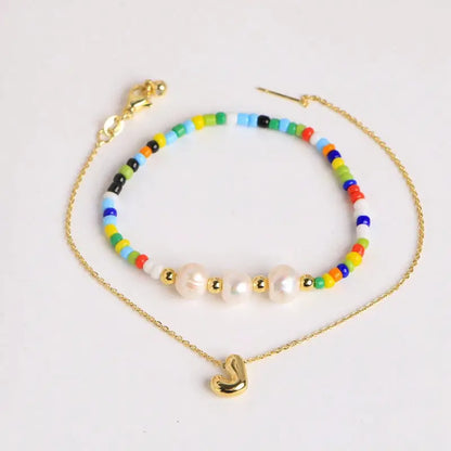 A-Z Initial Pearl Bracelet