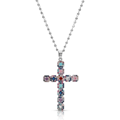 Icy Cross Necklace