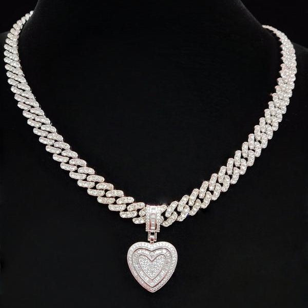 Diamond Love Heart Necklace
