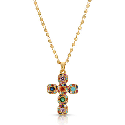 Icy Cross Necklace
