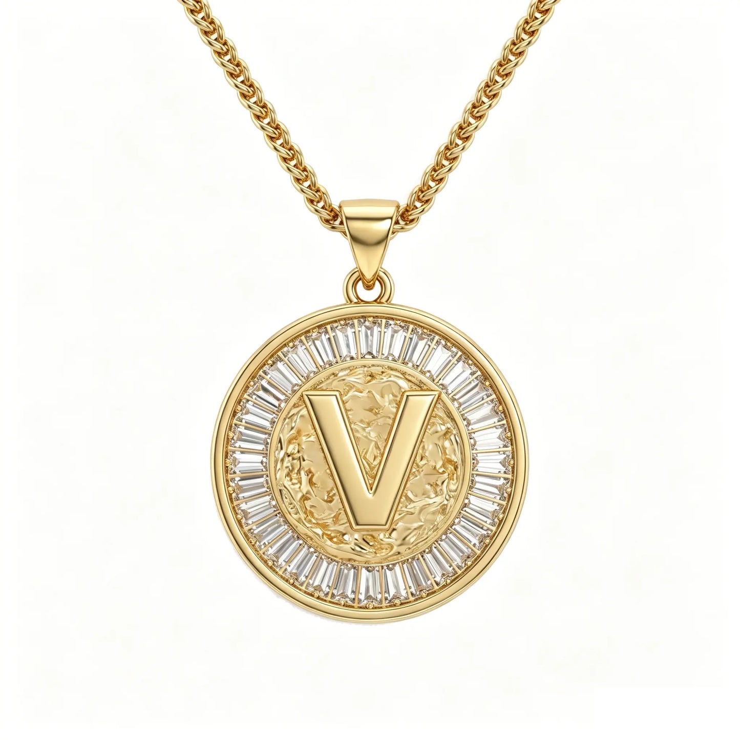 Diamond Capital Letter Necklace