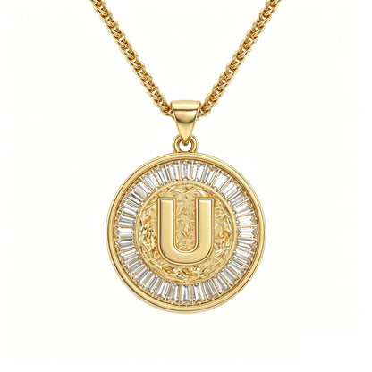 Diamond Capital Letter Necklace