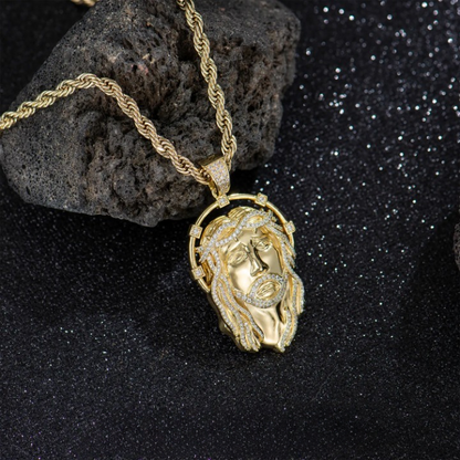 Jesus Head Necklace