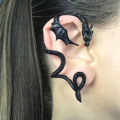 Gothic Dragon Earrings