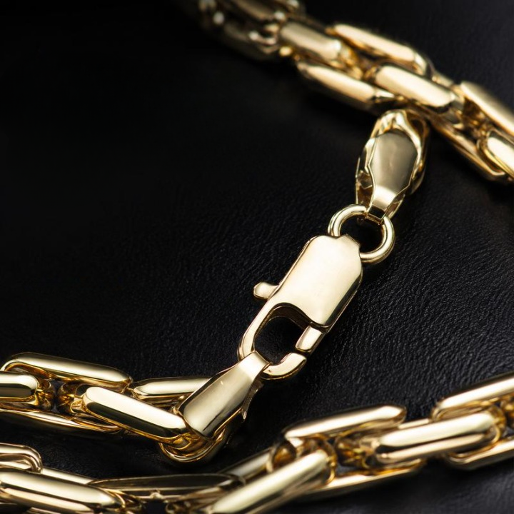 Rounded Link Chain Necklace