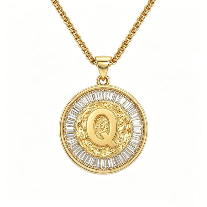 Diamond Capital Letter Necklace