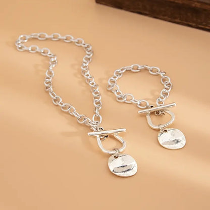 Toggle Disc Jewelry Set