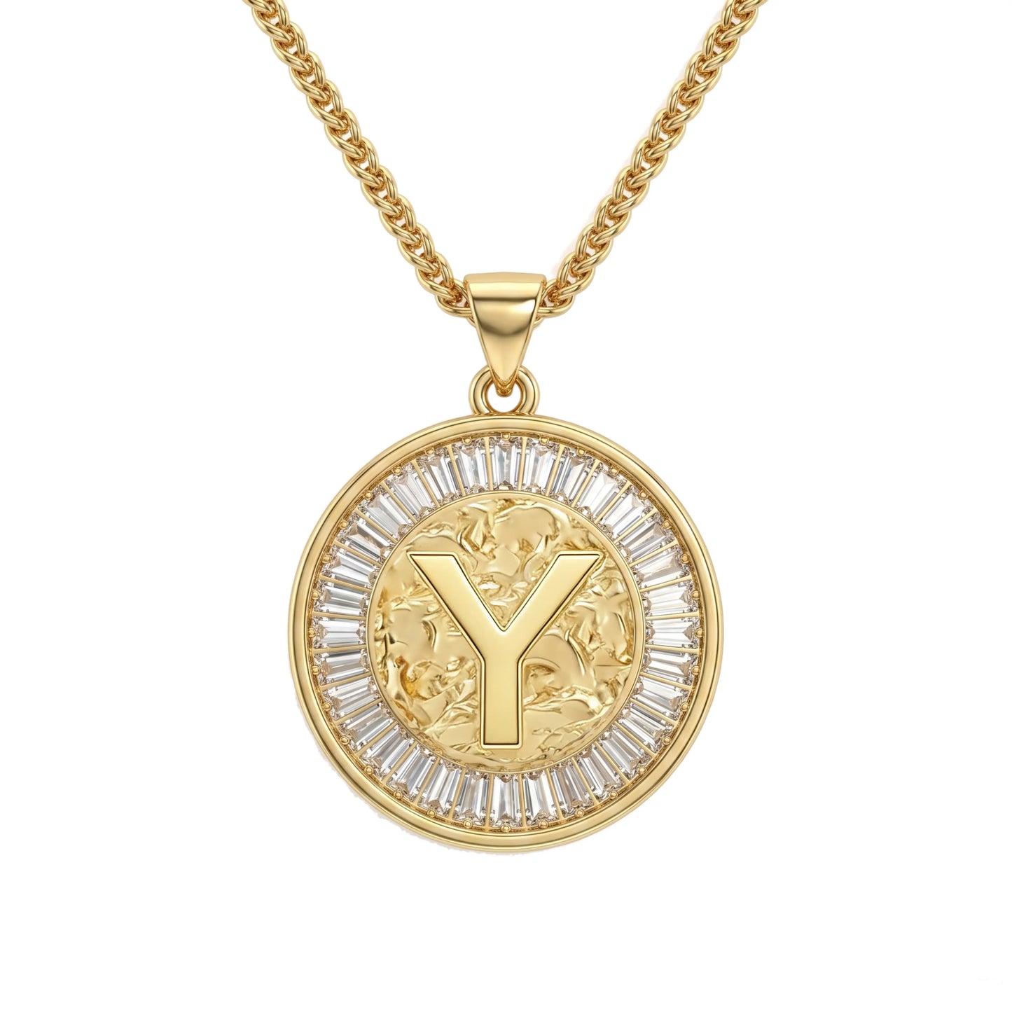 Diamond Capital Letter Necklace