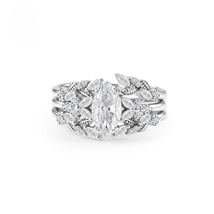 Stackable Moissanite Ring