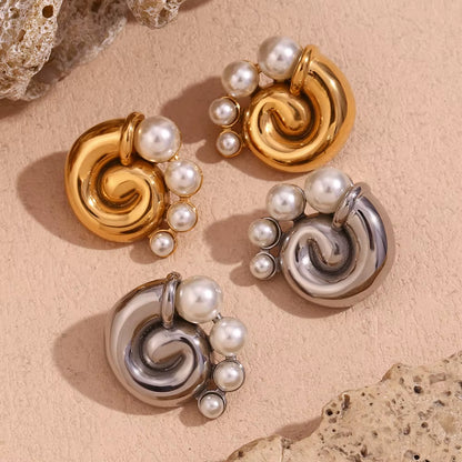 Vortex Pearl Earrings