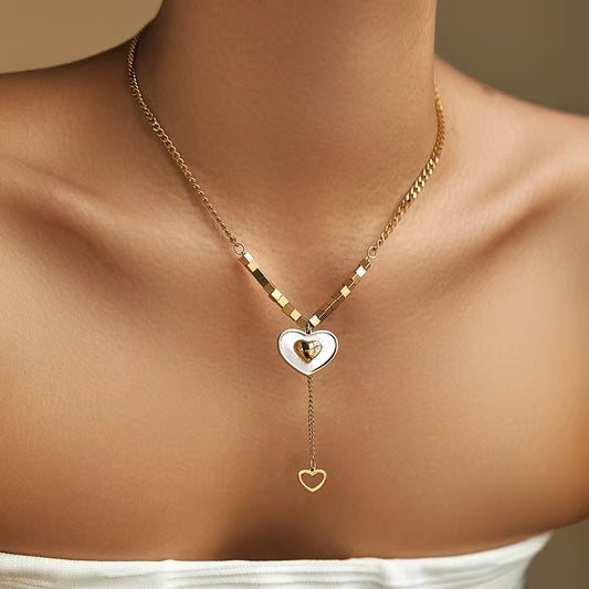 Shell Heart Necklace